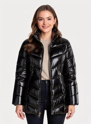Doudoune poches sans capuche noir GAUDI femme