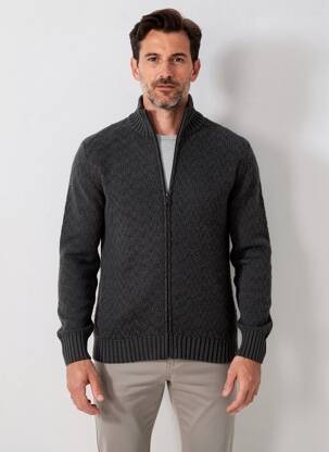 Gilet manches longues manches longues gris CIRCOLO 1901 homme