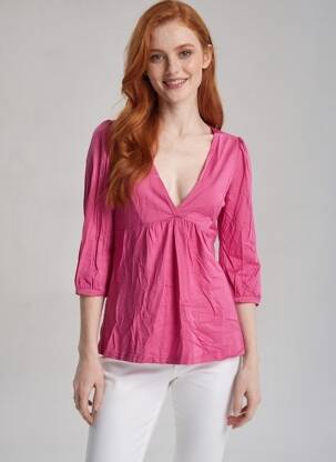 Blouse manches longues manches longues rose VERO MODA femme