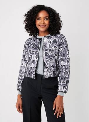 Doudoune manches longues sans capuche gris ARELINE femme