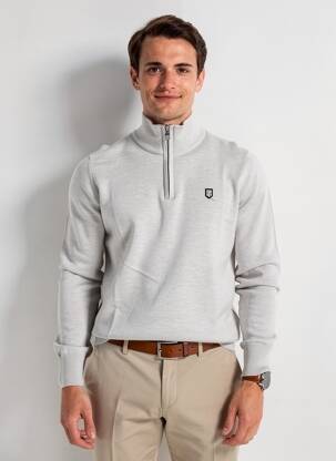 Pull gris TEDDY SMITH homme