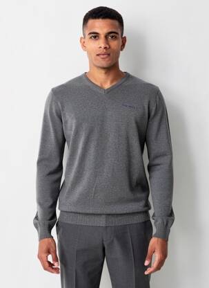 Pull gris TEDDY SMITH homme