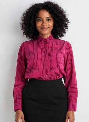 Chemisier rose CECIL femme