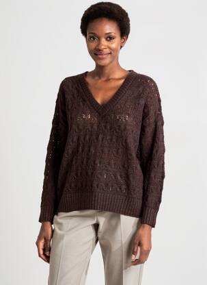 Pull marron CREAM femme