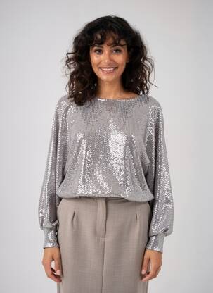 Top argent MOLLY BRACKEN femme