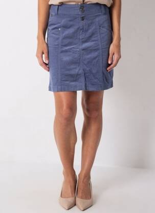 Jupe courte poches bleu STREET ONE femme
