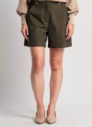 Short taille normale taille normale noir IDANO femme