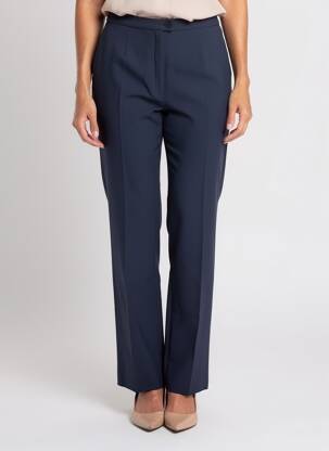 Pantalon slim taille élastique taille normale bleu ARMOR LUX femme