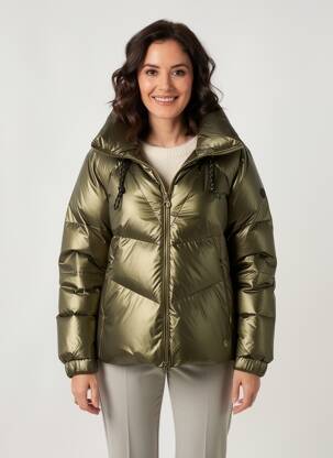 Doudoune manches longues sans capuche vert SPORTALM femme