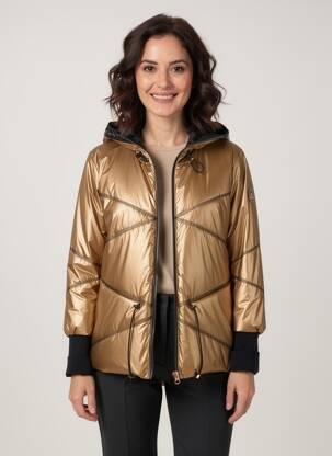 Doudoune manches longues a capuche or SPORTALM femme