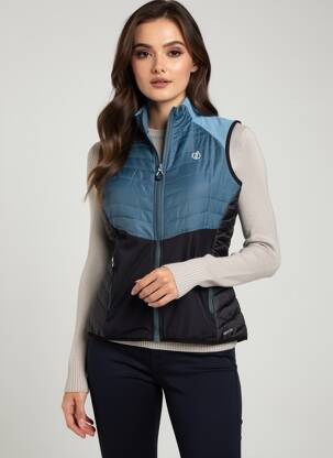 Doudoune poches sans capuche bleu DAREL BLUE femme
