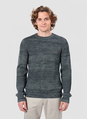 Pull col rond manches longues vert RAGWEAR homme