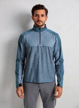 T-shirt stretch manches longues bleu DARE 2 BE homme