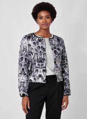 Doudoune manches longues sans capuche noir ARELINE femme