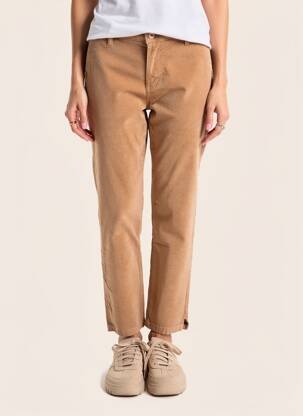 Pantalon chino stretch taille normale beige PAKO LITTO femme