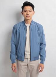 Veste casual finition intérieure doublée bleu TOMMY HILFIGER homme