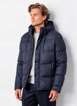 Doudoune manches longues sans capuche bleu ANTONY MORATO homme