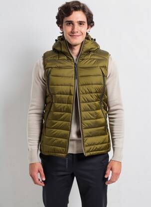 Doudoune poches a capuche vert SCOTCH & SODA homme