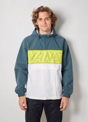 Coupe-vent poches a capuche vert VANS homme