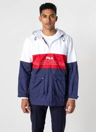 Coupe-vent poches a capuche blanc FILA homme