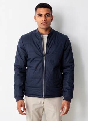 Doudoune manches longues sans capuche bleu MINIMUM homme