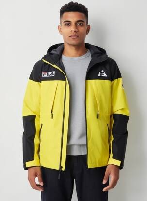 Parka manches longues sans capuche jaune FILA homme