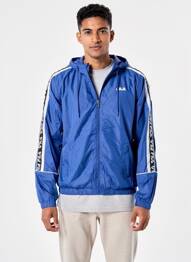Coupe-vent poches a capuche bleu FILA homme