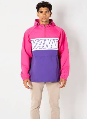 Sweat-shirt à capuche manches longues manches longues rose VANS homme