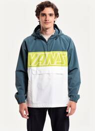 Coupe-vent poches a capuche bleu VANS homme