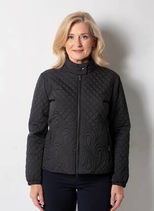 Doudoune manches longues sans capuche noir GERRY WEBER femme