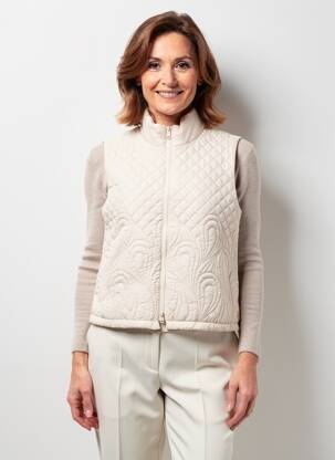 Doudoune poches sans capuche beige GERRY WEBER femme