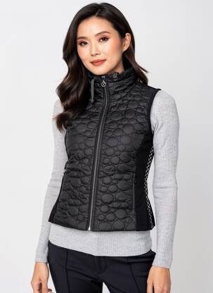 Doudoune poches sans capuche noir DOLCEZZA femme