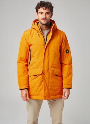 Parka manches longues a capuche orange LYLE & SCOTT homme