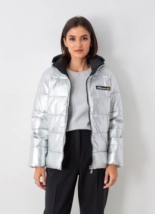 Doudoune poches sans capuche argent ELLESSE femme