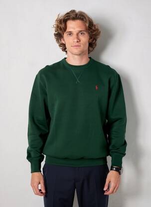 Sweat-shirt stretch manches longues vert RALPH LAUREN homme