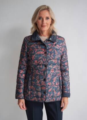 Doudoune manches longues sans capuche bleu CONCEPT K femme