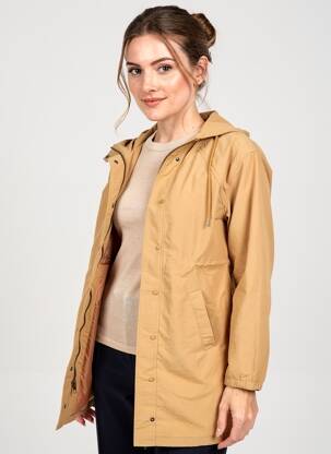 Parka manches longues sans capuche marron C'EST BEAU LA VIE femme