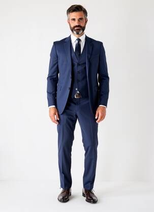 Costume de cérémonie coupe costume bleu KARL LAGERFELD homme