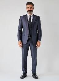 Costume de cérémonie poches gris HUGO BOSS homme