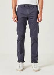 Pantalon chino poches bleu LE TEMPS DES CERISES homme