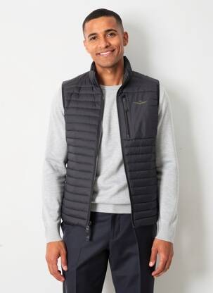 Doudoune poches sans capuche noir AERONAUTICA homme