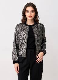 Blouson col v noir LES P'TITES BOMBES femme