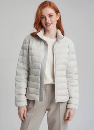 Doudoune manches longues sans capuche gris TRUSSARDI JEANS femme