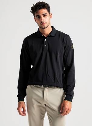 Polo manches longues manches longues noir U.S. POLO ASSN homme