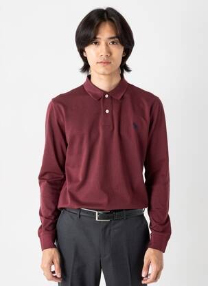 Polo manches longues manches longues violet U.S. POLO ASSN homme