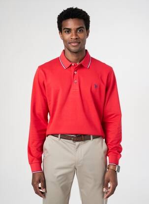 Polo manches longues manches longues rouge U.S. POLO ASSN homme