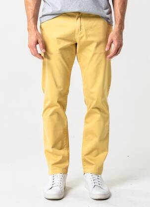 Pantalon chino stretch taille normale jaune IMPAQT homme