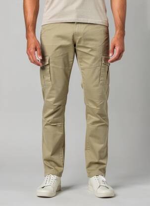 Pantalon cargo poches taille normale vert IMPAQT homme