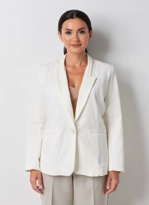 Blazer coupe cintrée blanc CHANTAL B. femme
