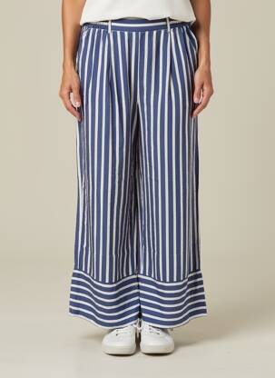 Pantalon large poches taille normale bleu GALERIE LAFAYETTE femme